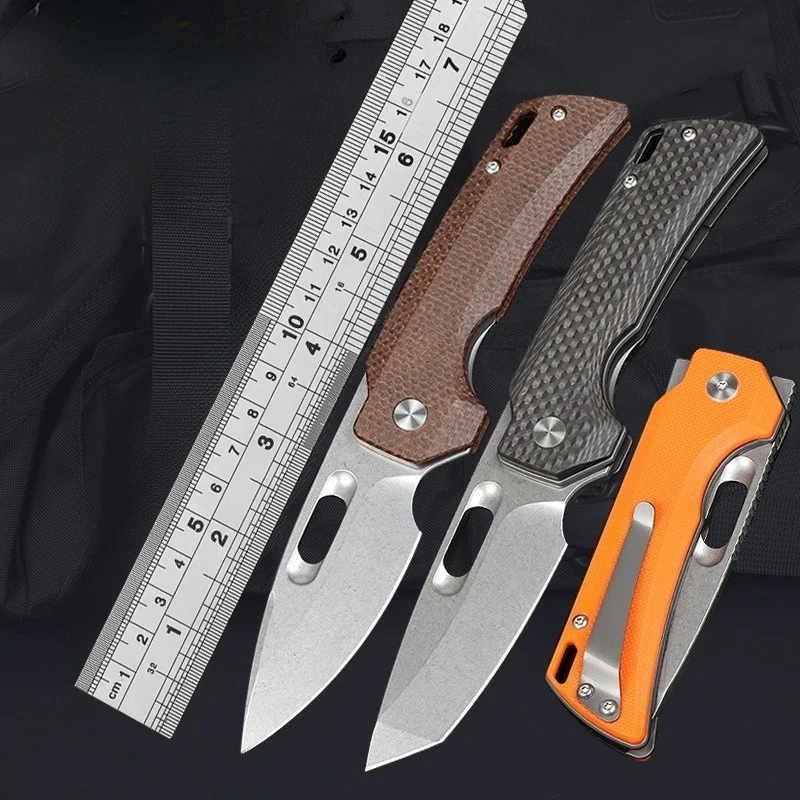 

Portable Folding Camping Outdoor Pocket Knife G10 Handle Survival Tactical Hunting Knives Fishing Fruit Gift Utility EDC Tools