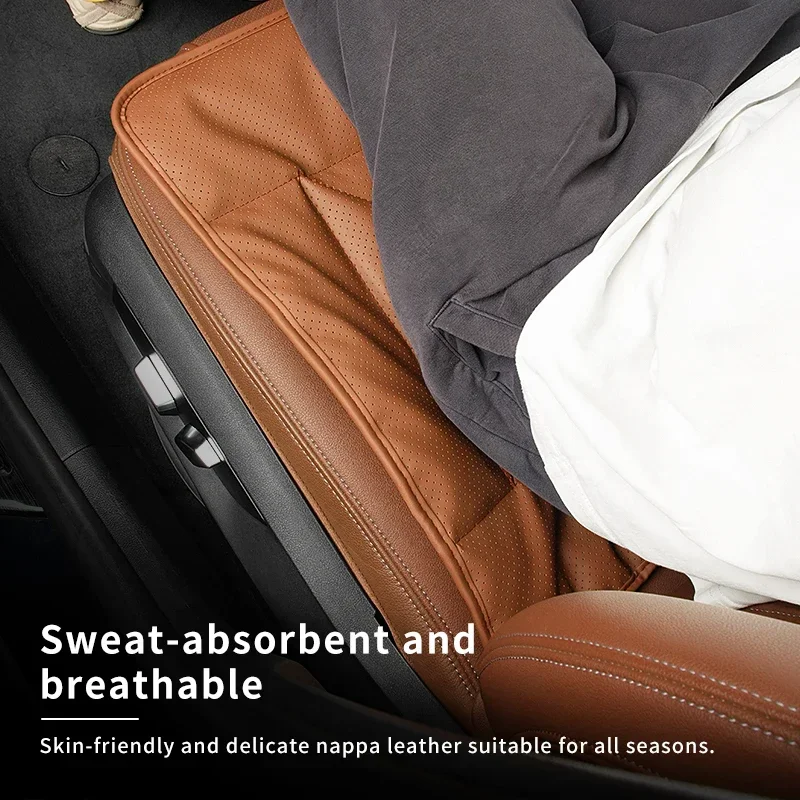 غطاء مقعد السيارة الجلود وسادة كرسي السيارات وسادة المقعد الخلفي المضادة للانزلاق حصيرة ل الذكية Fortwo 451 450 453 Forfour EQ كابريو Crossblade #3