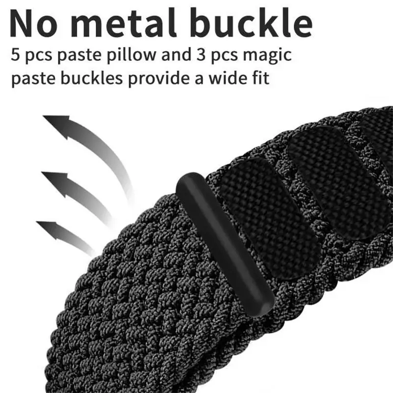 Braided Loop Straps For Apple watch ultra 2 band 49mm 44mm 40mm 41mm 38/45mm bracelet iWatch series 5 se 4 6 7 8 9 10 46mm/42mm