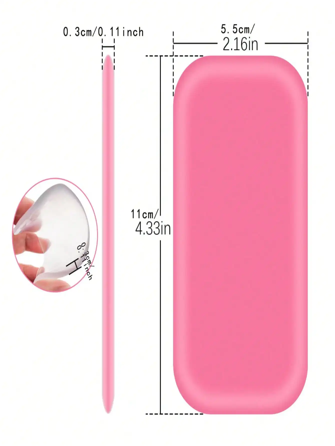Silicone Eyelash Extension Pads, Eyelash Transplant Pad Tray, Reusable Silicone Pad, Ladies Eyelash Extension Tool