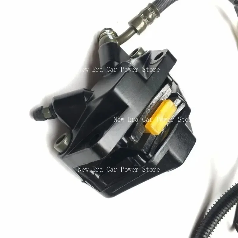 Motorcycle Rear Upper Lower Brake Pump Disc Brake Master Cylinder Assembly Fit for Qianjiang Long QJ150-19G 19Aa3-3 Replacement