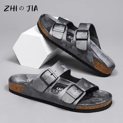 Summer New Men's Camouflage Slippers Large Casual Sports Sandals Outdoor Beach Breathable Slippers Couple Fashion Shoes 35-46