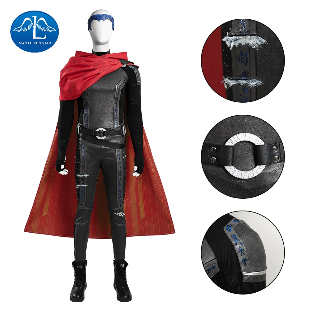 

Agatha Cosplay All Along William Kaplan Costume Man's Top Pants with Cloak Headgear Outfit Billy Maximoff Halloween Party Dress