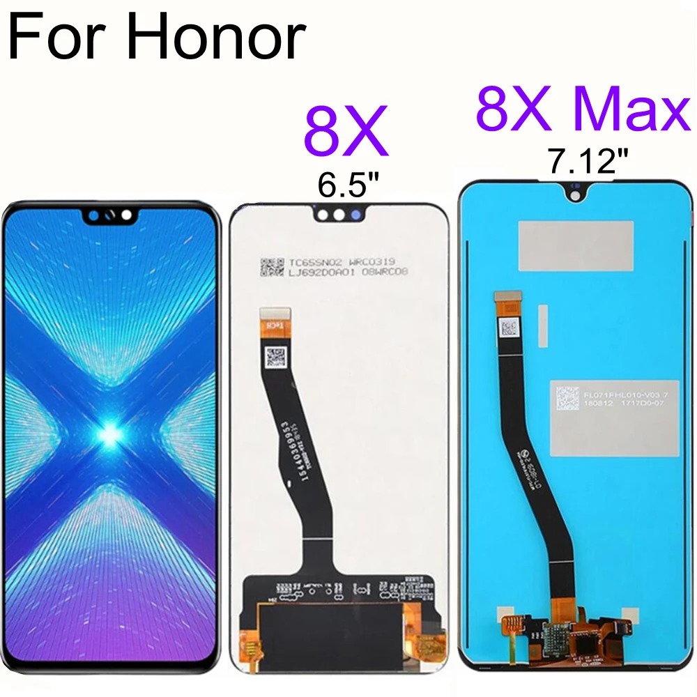 

FOR Huawei Honor 8X MAX LCD Display Touch Screen Digitizer Assembly For Honor 8X LCD Screen JSN-L21 JSN-L42 JSN-AL00 JSN-L22 LCD