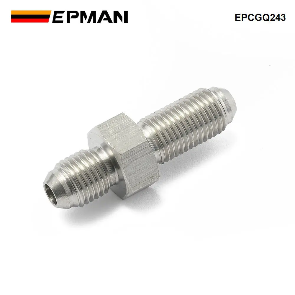 EPMAN uniwersalna stal nierdzewna-3 od 3 do 3, męski prosty Adapter grodziowy wąż paliwowy montażu EPCGQ243 — zdjęcie 7