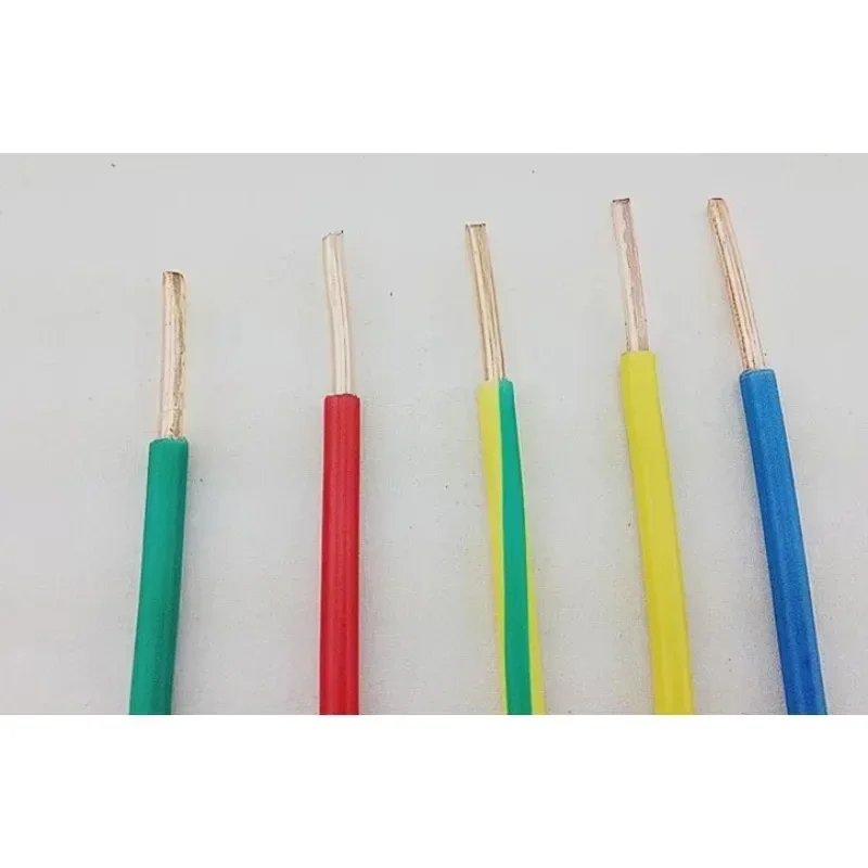 【From China】Electric Power Cable Single Core Hard Copper Conductor Household Wire BV 1mm 1.5mm 2.5mm