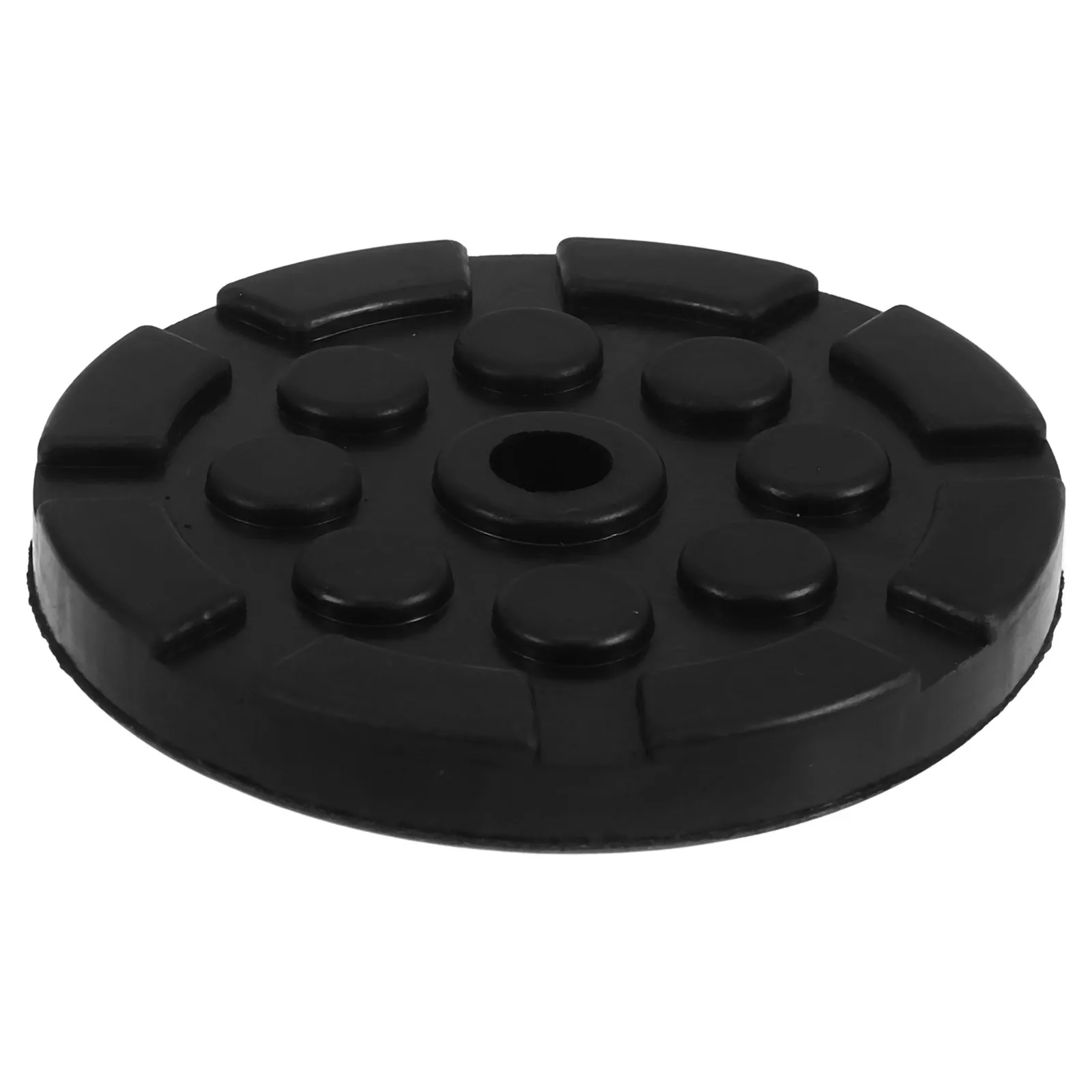 

Round Rubber Lift Pad Durable Shock Absorbing Non Slip Universal for Auto Hoist Floor Jack Truck Lift Low Profile Floor Jack