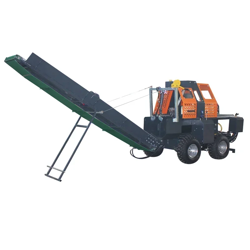 

Forestry Machinery 15t 20t 15hp Wood Processor Firewood Machine Perfect for Farms Yards DIY Preparation