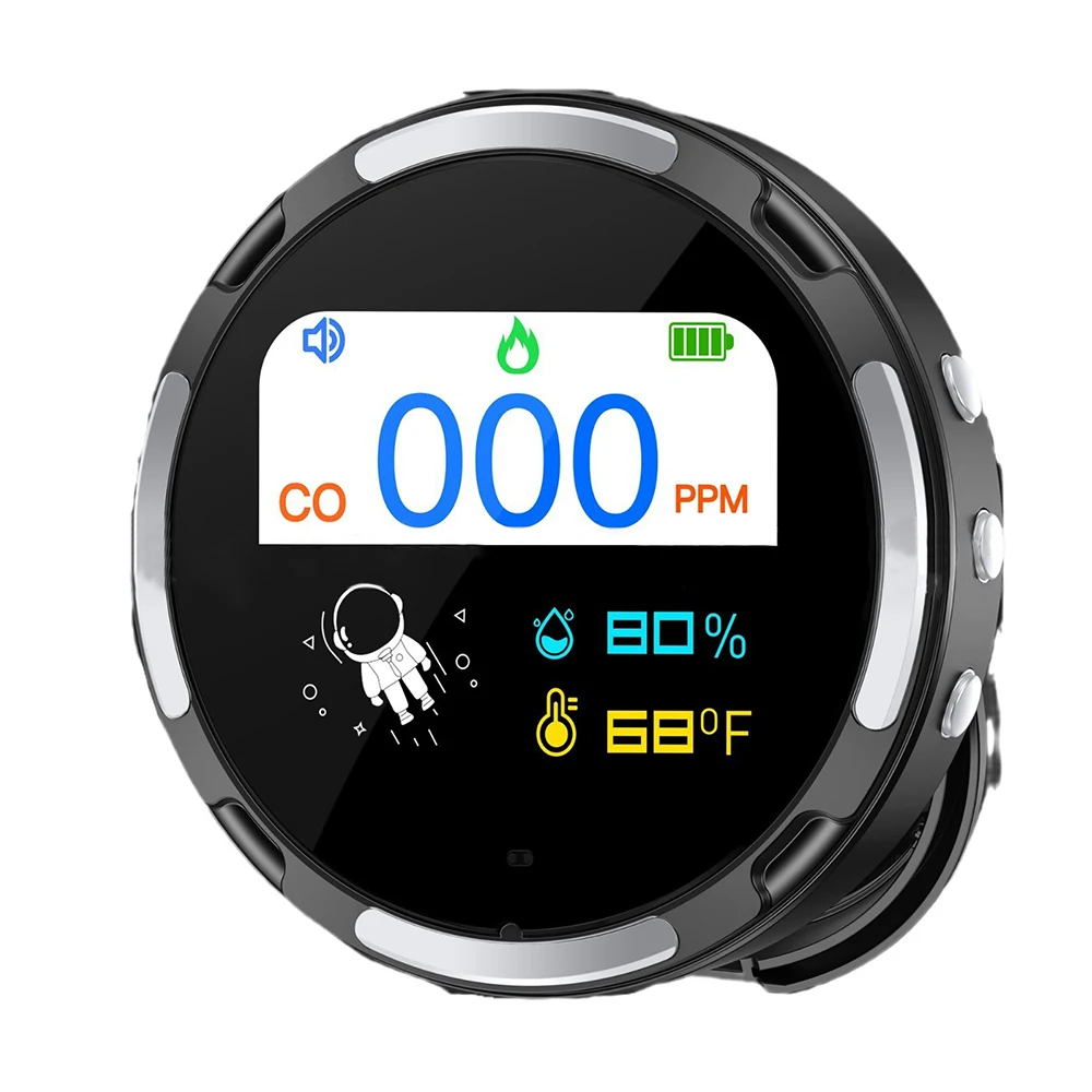 Sensore di allarme tattico da monossido di carbonio Rilevazioni di perdite di CO Certificazione KC per la casa di campeggio