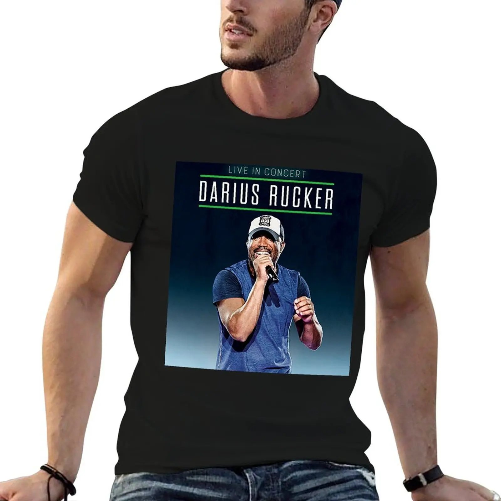 

ayam Darius bakar Rucker tour 2021 T-Shirt man t shirt summer t shirts with prints t shirt man casual T-shirt