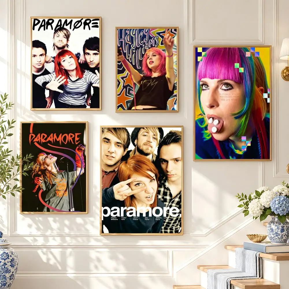 music Paramore Poster Poster HD Frameless Preppy Style Wall Art Home Decor For Living Room Bedroom Gift