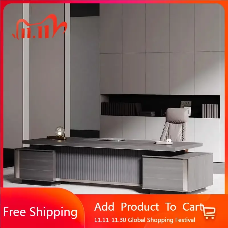 

Unique Unusual Office Desk Executive Study Conference Minimalist Office Desk Mobile Modern Gaming Wooden Bureau Home Furniture