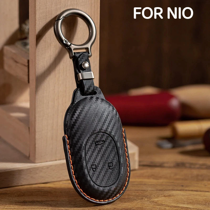 

For NIO ES6 keyset ET5 car EC6 high-end ES8 carbon fiber car keychain shell