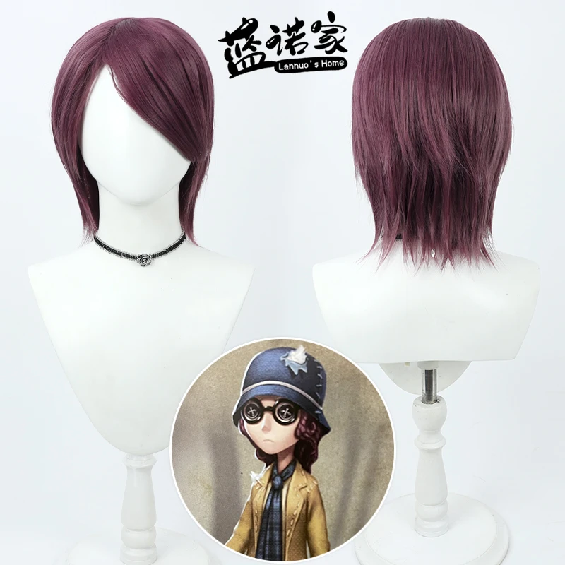 Anime Identity V Helena Adams Cos Cosplay Wig Halloween Carnival Party Props Synthetic Hair Heat Resistant Fiber + Wig Cap