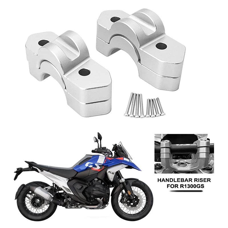 For BMW R1300GS R 1300 GS ADV R1300 GS GS1300 2023 2024 Motorcycle Handlebar Risers Clamps Handle bar Height Increaser Extension