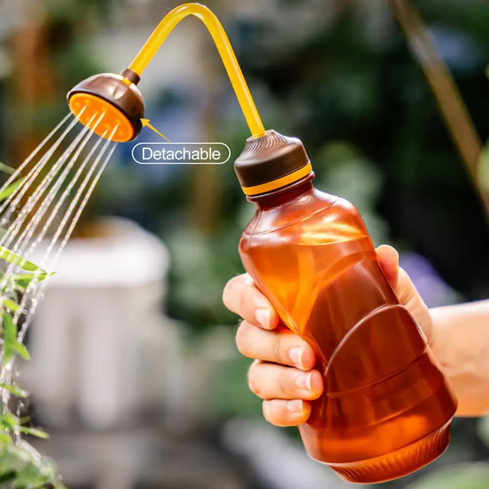 450ml Watering Bottle for Plants 2-in-1 Plant Watering Tool Squeeze Watering Bottle Set for Seedlings Houseplants Succulents