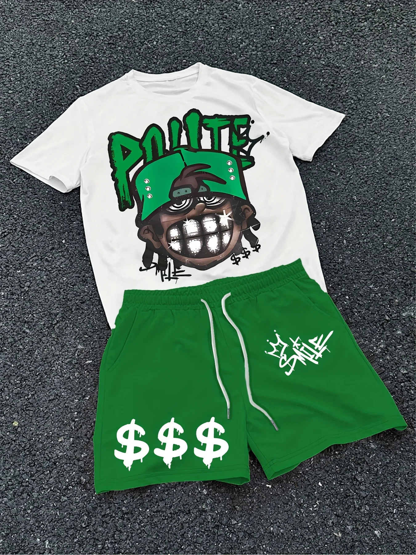 Men's Fashion Suits Summer Shorts Sets Workout Clothes Stylish Short-Sleeve T-Shirts Two-Piece Sports Sets Men's Casual Wear