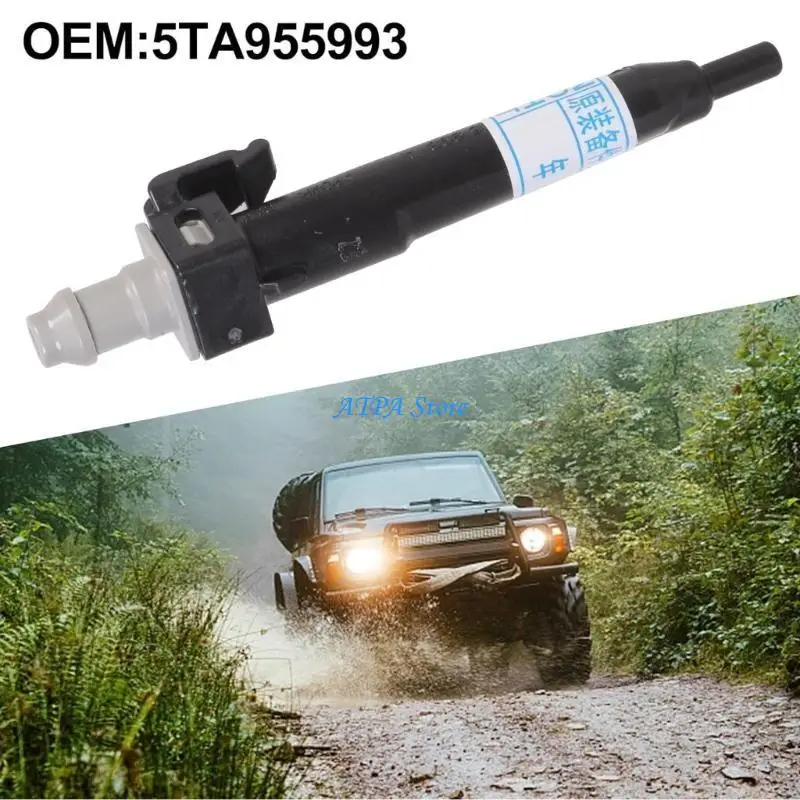 U13C Rear Camera Sprays Nozzle 5TA955993 Replacement ABS Simple Installs for Vehicle