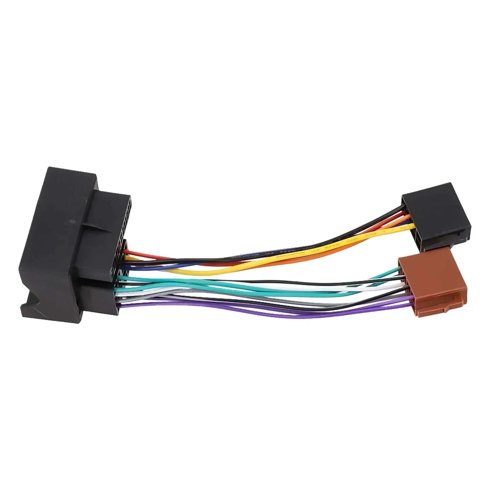 ABS Wear-resistant 12V 220mm Anti-corrosion Non-deformation Car Radio Wiring Harness Stereo Radio Wiring Harness