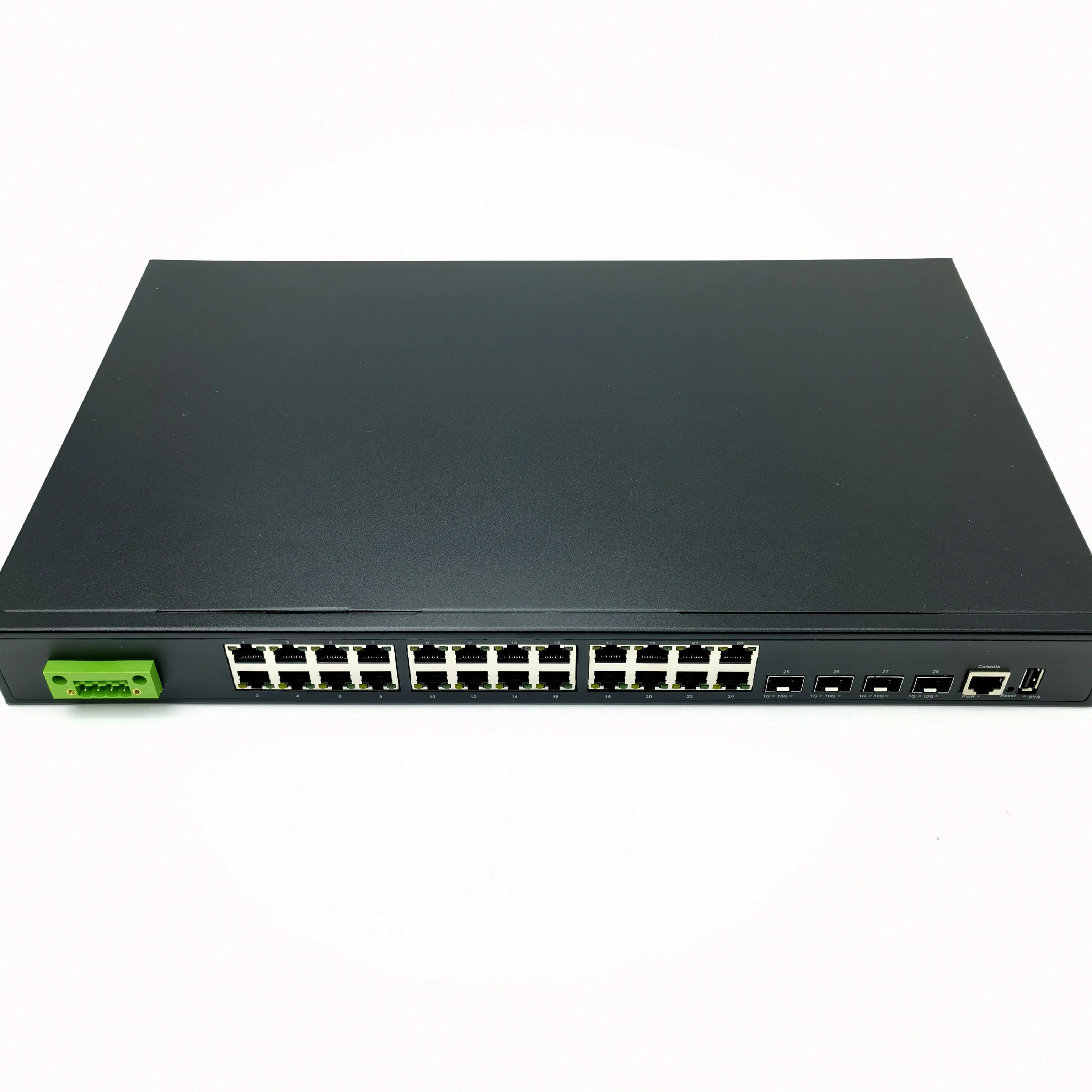 10/100/1000 ODM 24 port industrial switch 4 SFP port Slots gagibit switch ethernet  splitter  managed