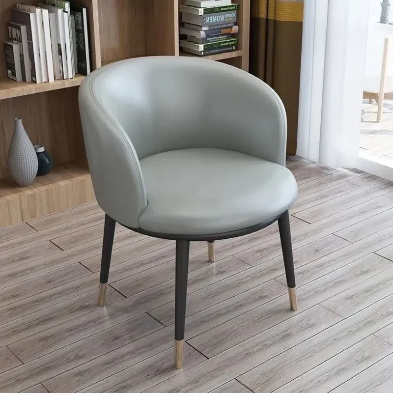 for Simple Casual Makeup Back Chair Nordic Stool Home Dining Chair Meeting Table and Chairs Internet Celebrity Chair Mahjong