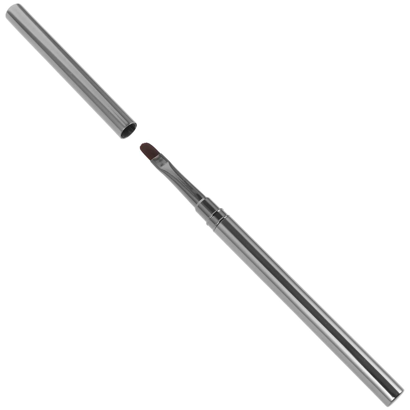 

Gun Black Round Head UV Gel Pen Lightweight Handle DIY Home Salon Nail Art Tools Manicure Supplies Metal Rod Brush
