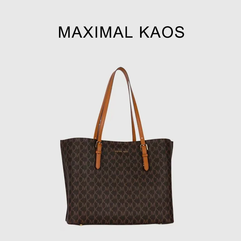 

MAXIMAL KAOS Light Luxury Bag Large Capacity Tote Bag Commuter Handheld Mommy Bag