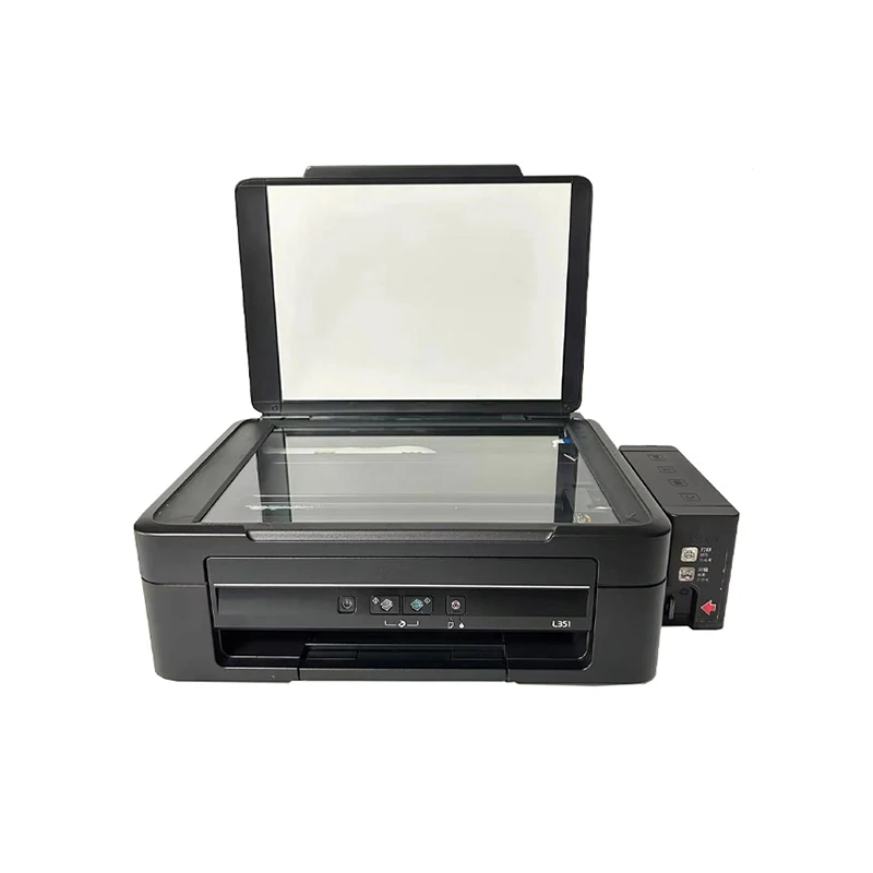 L351 Used A4 Dye Sublimation Printer 4 Colors  Desktop Inkjet Color Scanning and Copying and Printing Printer(Not including ink)