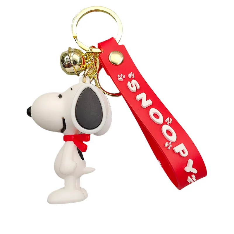 Snoopy's New Cute Style Silicone Doll Pendant Cartoon Car Pendant Bag Pendant Couple Key Chain Pendant Children's Toys