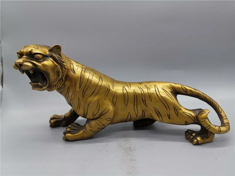 

Brass tiger brass tiger Home Accessories Brass Zodiac tiger study bogujia handicraft ornaments opening gifts