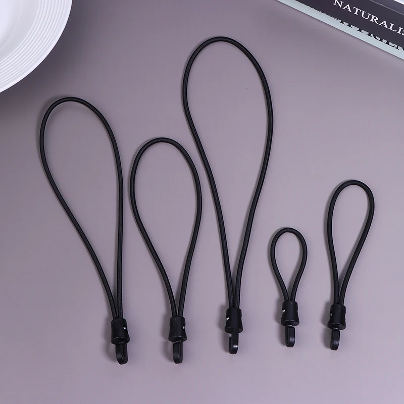 5Pcs Bungee Cord With Hooks 10/15/20/25/30CM High Elasticity Expander With Hooks Rubber Tensioner With Hooks For Tent