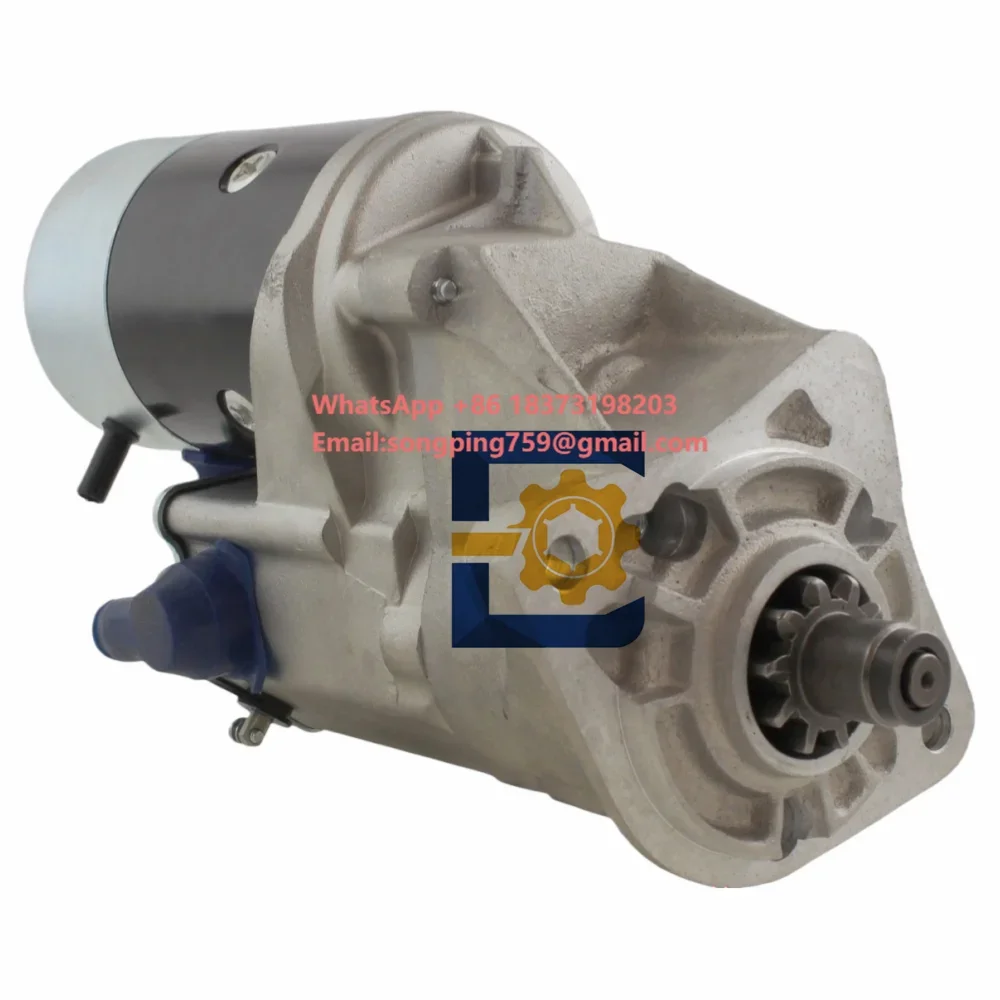 

228000-0020 3D95S TMD-27M509 12V 10 Tooth Starter Motor Construction Machinery Excavator Parts 2280000020