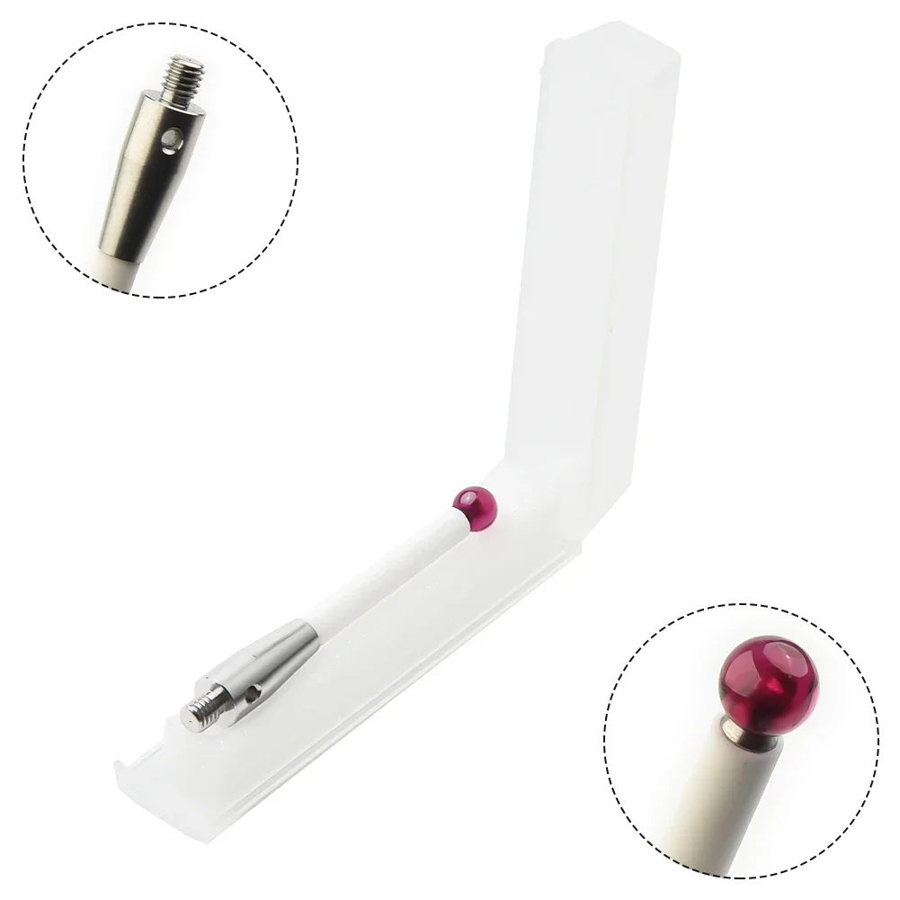 instrument CMM Touch ceramic Probe a-5000-3709 tip rubine ball shaft thread shank Stem Stylu 50mm length radiesthesia rod 1pc