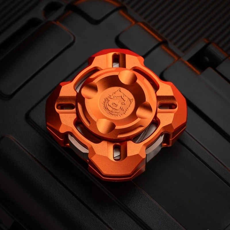 KTSEDC نقر ولسان M4 أربع أوراق طبعة محدودة الربط الداخلي والخارجي الميكانيكية تململ سبينر لعبة الضغط #3