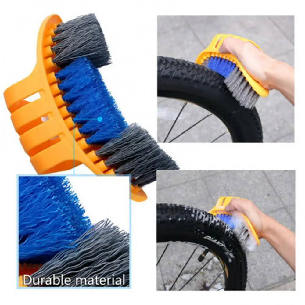 Maintenance Multifunctional 6-Piece Set Bicycle Bike Cleaning Brushes Tools Kit