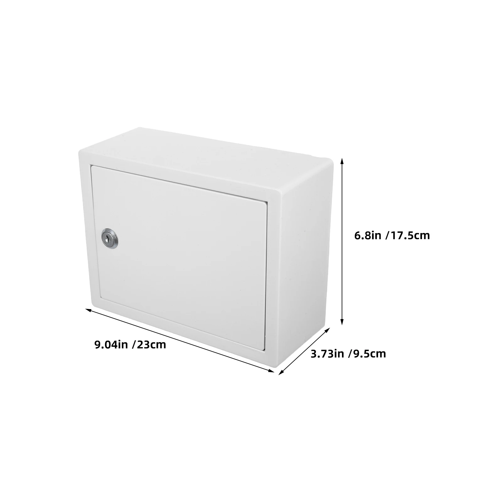 2 قطعة صندوق حليب يُعلق على الحائط الشرفة صندوق بريد بلاستيكي خارجي مع قفل مفتاح قفل سرقة حامل حاوية الحليب صندوق رسائل مقاوم للماء