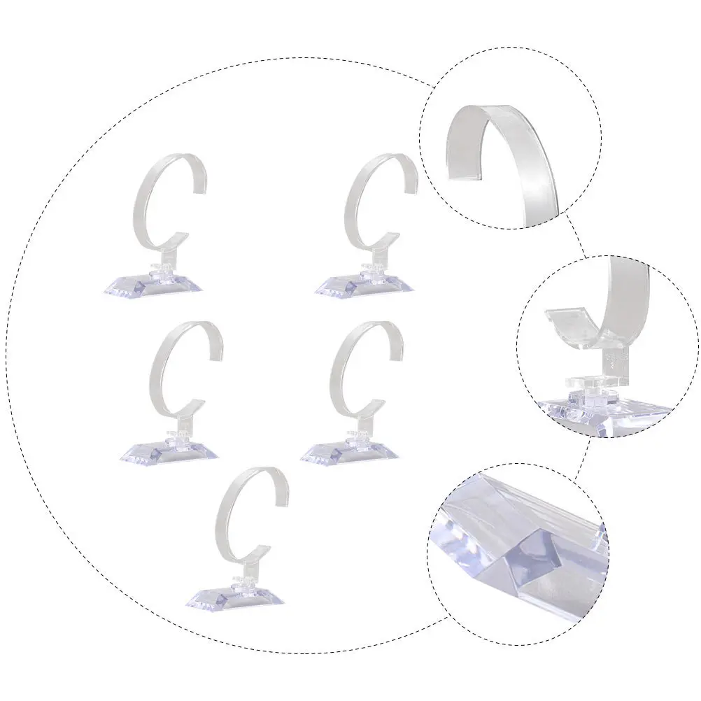 

5 шт. стойка для часов практичный дизайн прочный держатель для часов подставка для защиты от царапин подставка для часов подставка для часов