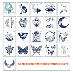 New Juice Tattoo Patch Herbal Semi Permanent Men And Women Fashion Small Fresh Temporary Tattoos Sticker Size:60 * 60mm