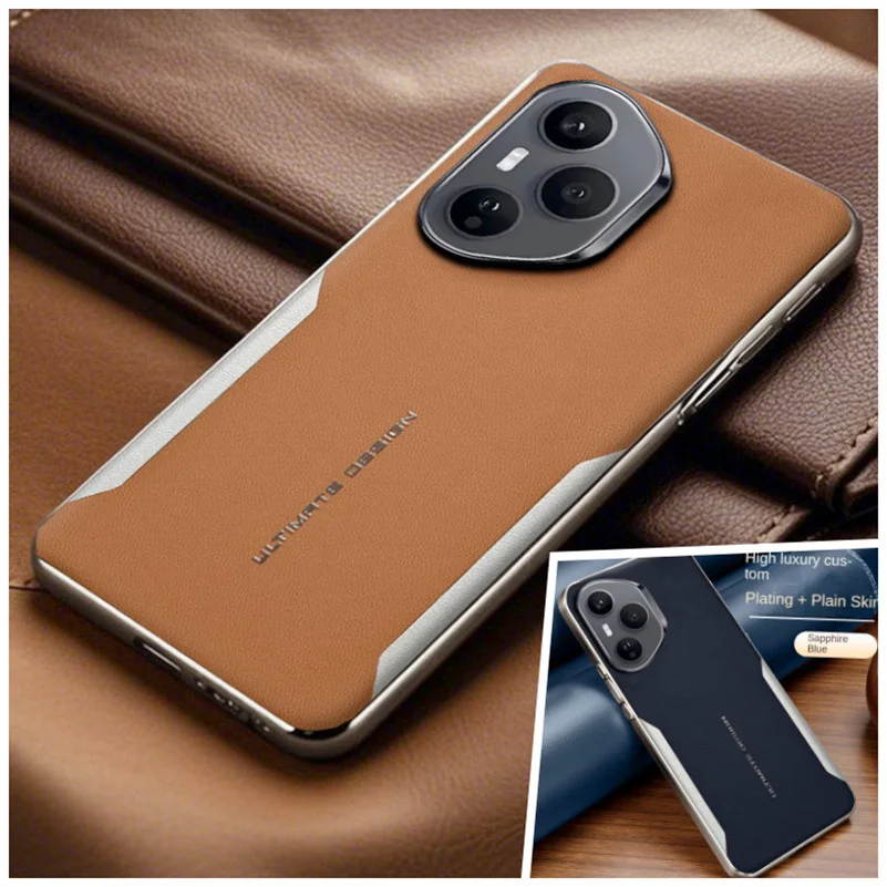 

Простый кожаный чехол премиум-класса с цветными блоками для Honor 400 Pro 300 Magic 7 Pro 7 Lite 6 RSR Power X9c Cover