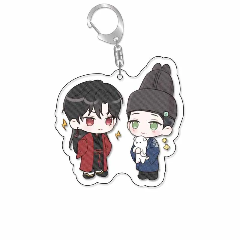 Hot Comic Q Version Acrylic Keychain Anime Fashion Figure Girls Boys Cartoon Backpack Charm Pendant Car Keychain Fans Gifts Toys view 5