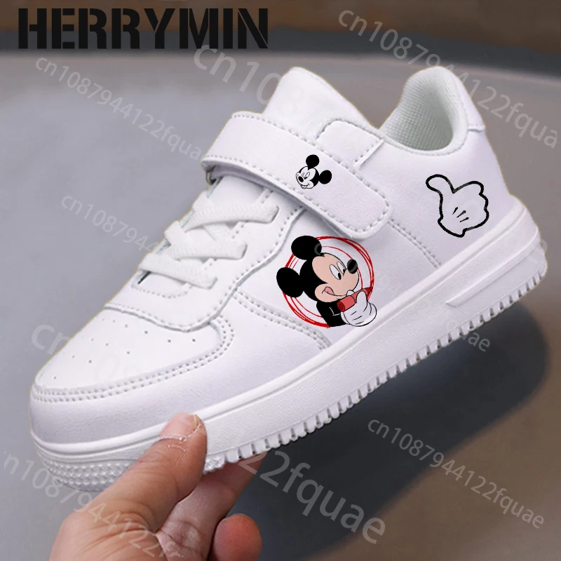 Myszka Miki Minnie Buty Dziecięce Trampki Cartoon Girl Boy Buty Moda 8 i 9-letnie dla dzieci Buty Prezent świąteczny