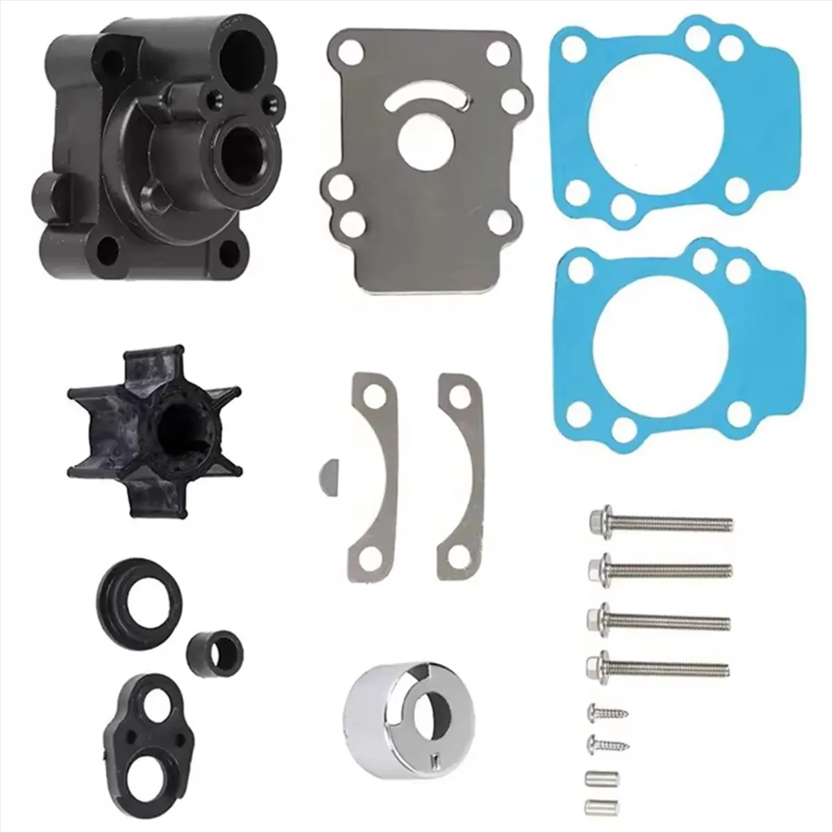 Super Sale Boat Motor 682-W0078-00 682-W0078-01 682-W0078-A1 18-3148 Water Pump Repair Kit with Housing for Yamaha 9.9HP 15HP