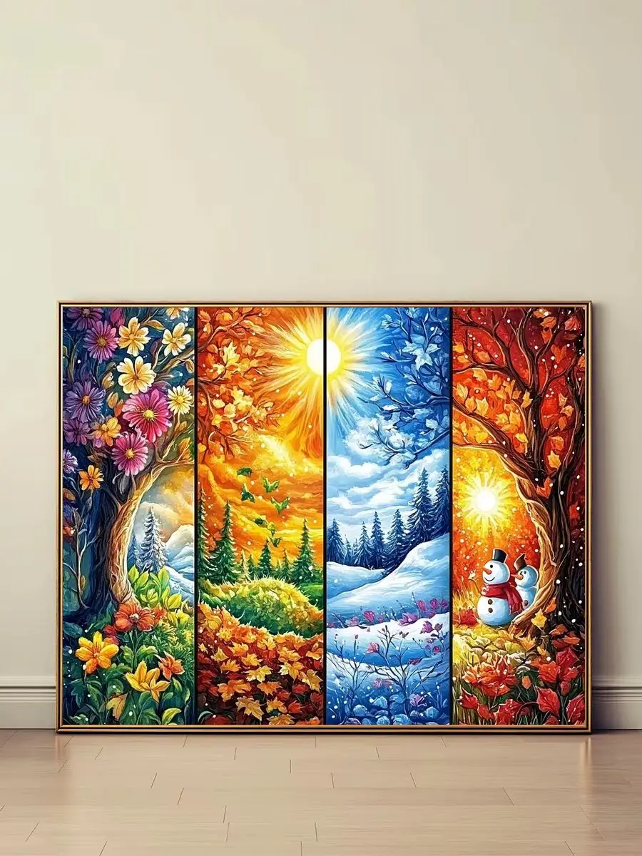 1 Stück 40x50 cm/15,7x19,69 Zoll, 11CT/14CT Kreuzstich-Set, DIY Valentinstagsgeschenk, Stickerei-Set für Festivals, Tiermotiv – Detail 1