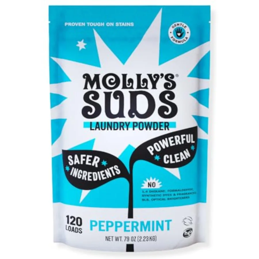 

Molly's Suds Original Laundry Detergent Powder Clean Laundry Detergent Powder for Sensitive Skin Simple, Effective Ingredients,