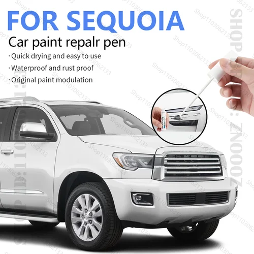 Imagen 1 del producto Para 2000-2025 Toyota Sequoia accesorios de bolígrafo de reparación de pintura de coche plata 1L9 blanco 040 negro 218 rojo 3U5 gris 1G3 Lunar Rock 6X3