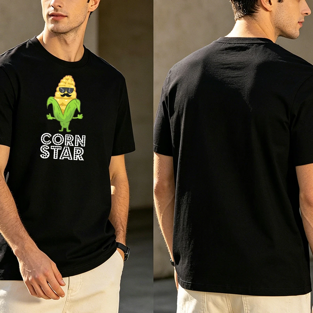 Agriculture Farming Cartoon - Funny Corn Star Cartoon T Shirt