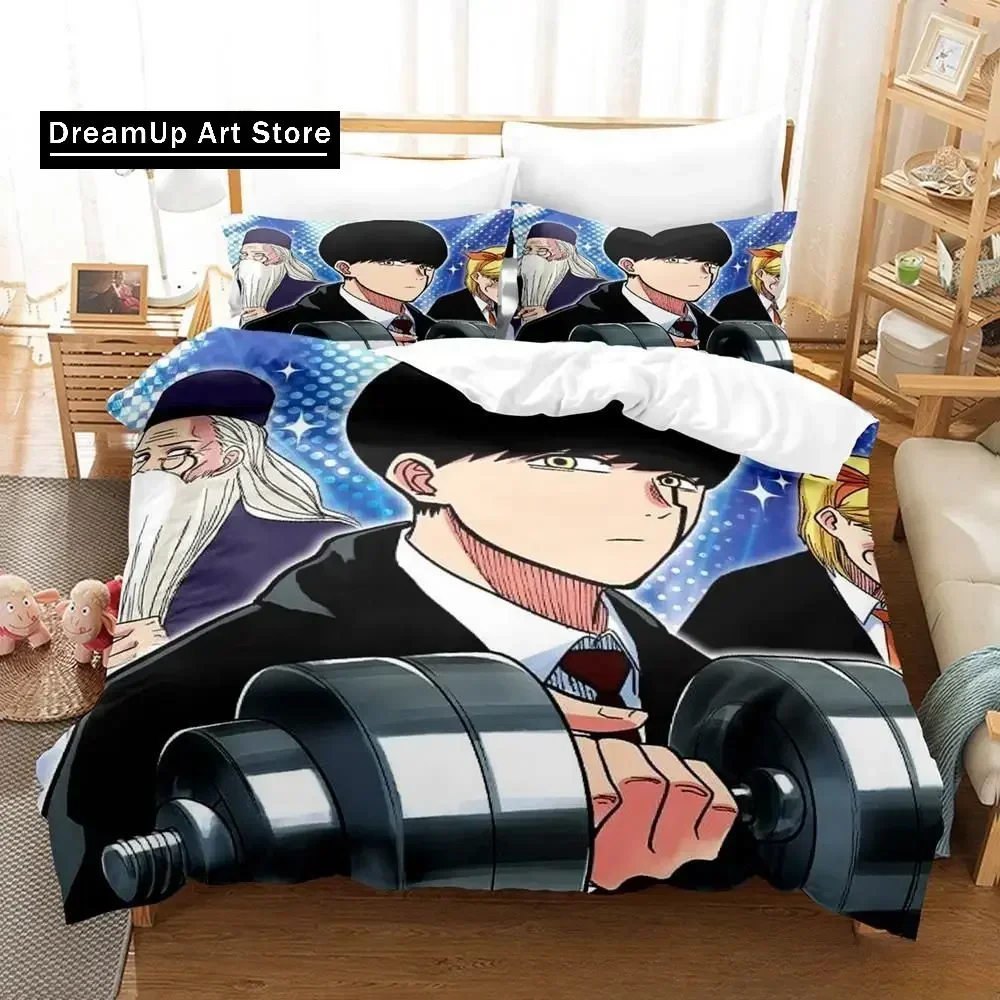 New 3D Anime Mashle: Magic and Muscles Bedding Set Single Twin Full Queen King Size Bed Set Adult Kid Bedroom Duvet cover Sets
