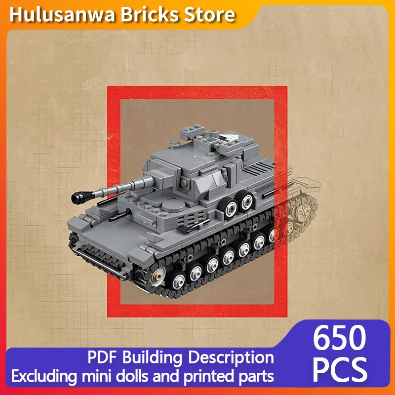 G Type Military Tanks Model MOC Building Bricks War Equipment Modular Technology Gifts Holiday Assemble Children Toys Suit