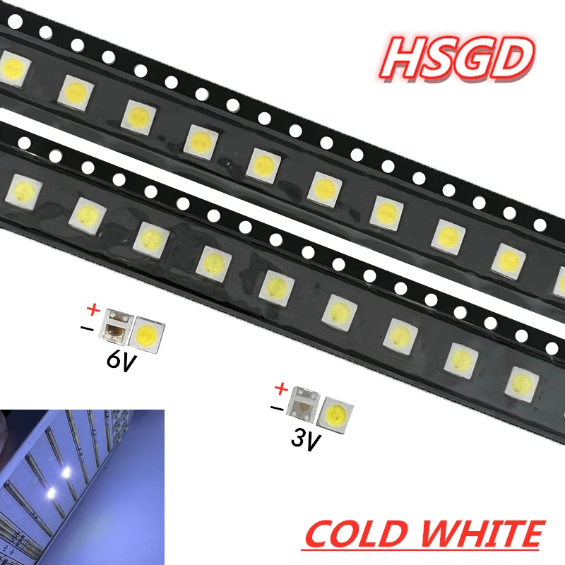 3535 SMD LED TV Backlight 1W 3V 6V Diode Televisao LG 3535 3537 LED Diodes TV Backlit Cool Cold White LED LCD Backlight Repair