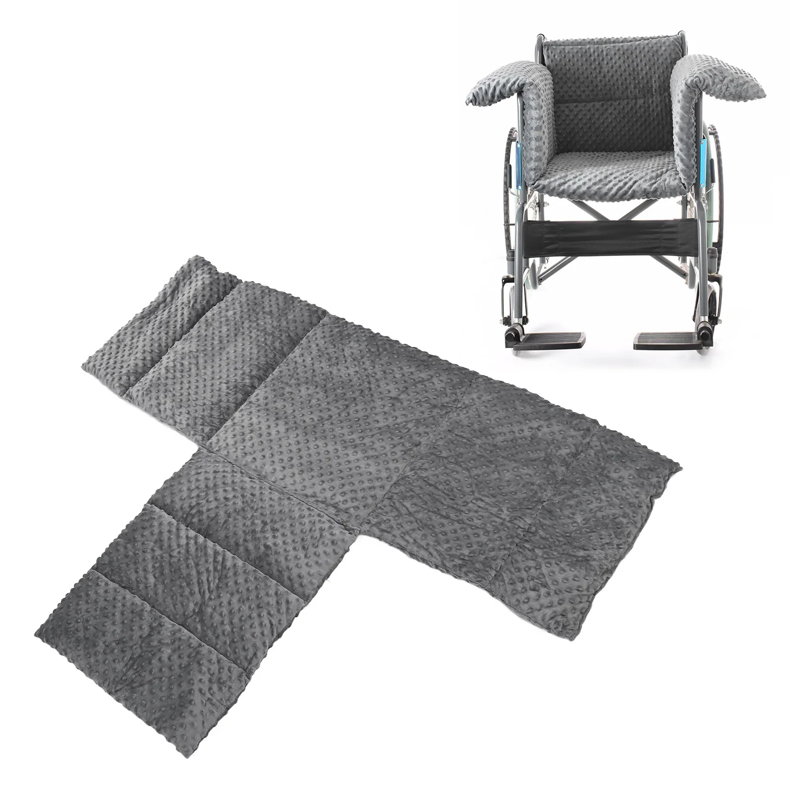 Wheelchair Cushion Soft Warm Slip Resistant Wheelchair Backrest Seat Cushion for Elderly Patient  Wheelchair Soft Cushion